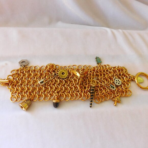 Ladies Disney Thick Metal Bracelet - Picture 1 of 4